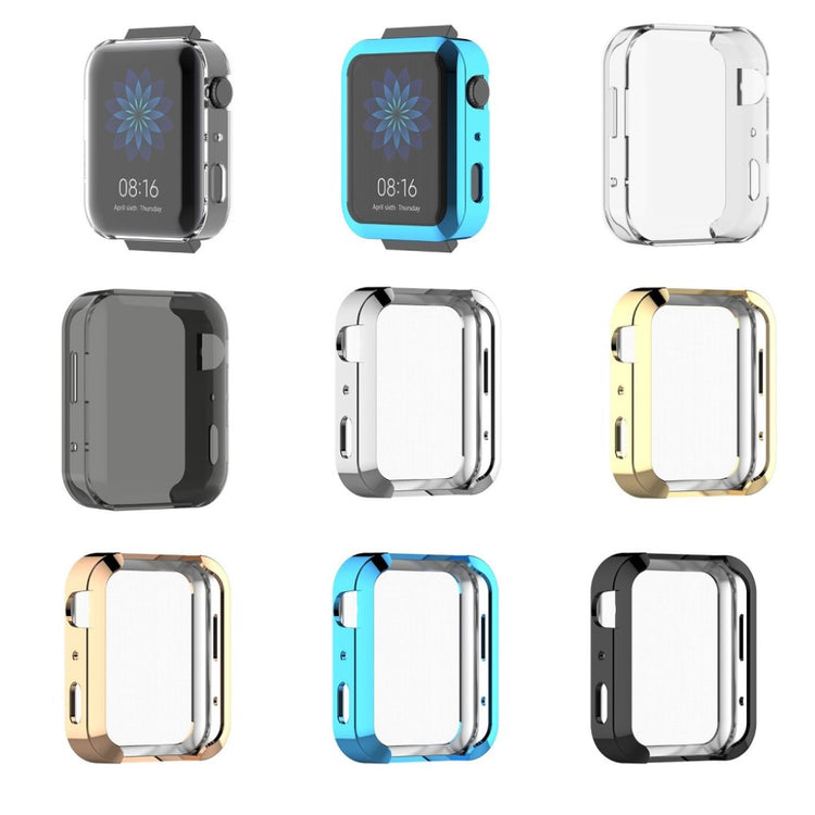 Rigtigt kønt Xiaomi Mi Watch Silikone Rem - Sort#serie_1