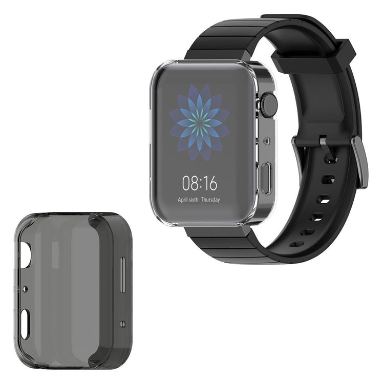 Vildt elegant Xiaomi Mi Watch Silikone Rem - Sort#serie_2