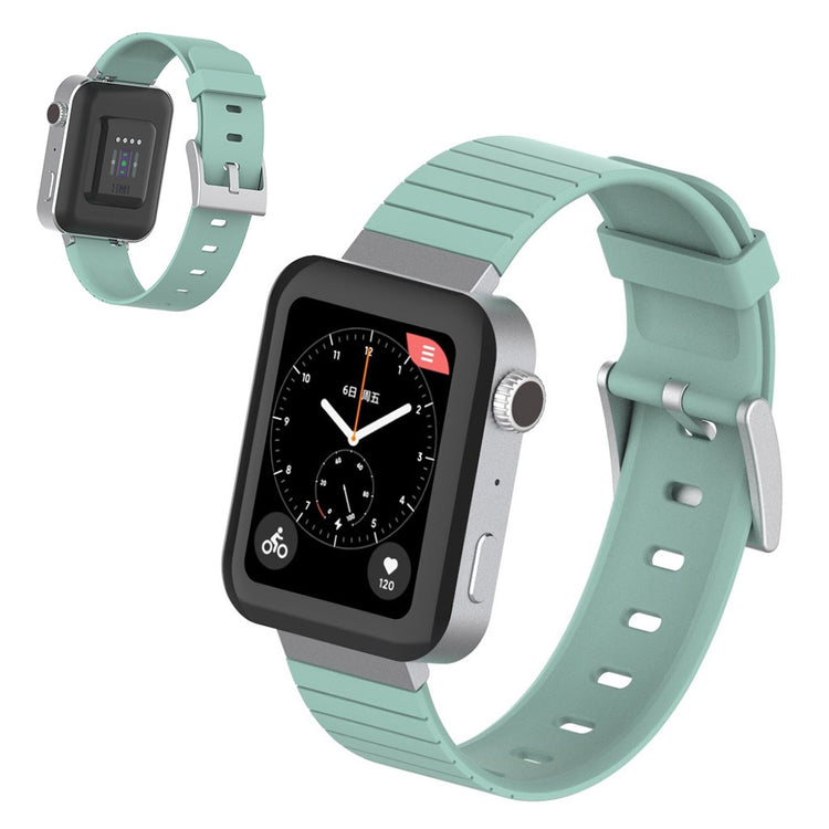 Stilfuld Xiaomi Mi Watch Premium Edition Silikone Rem - Grøn#serie_8