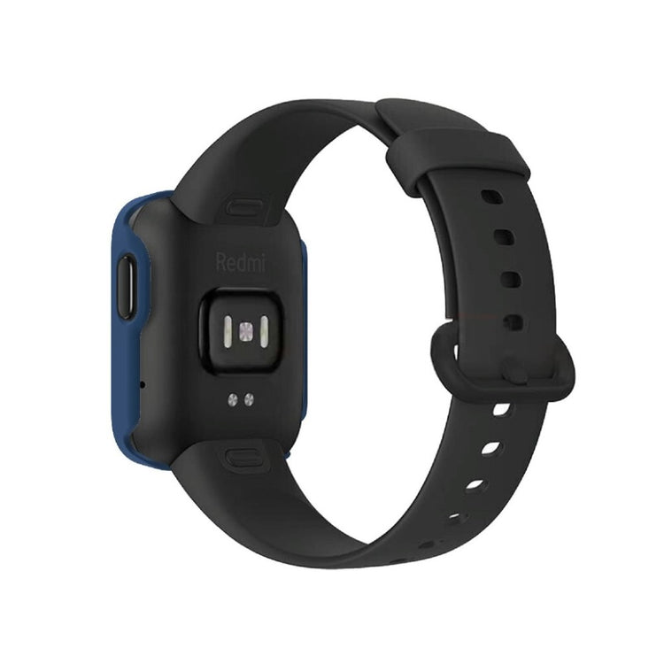 Rigtigt Fed Xiaomi Redmi Watch Silikone og Glas Cover - Blå#serie_6