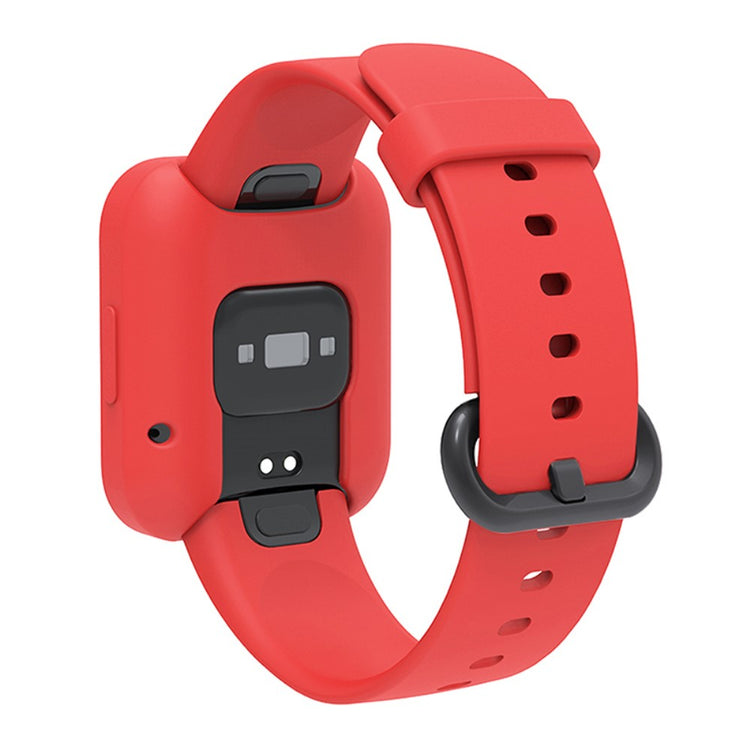 Stilfuld Xiaomi Redmi Watch Silikone Urrem - Rød#serie_4