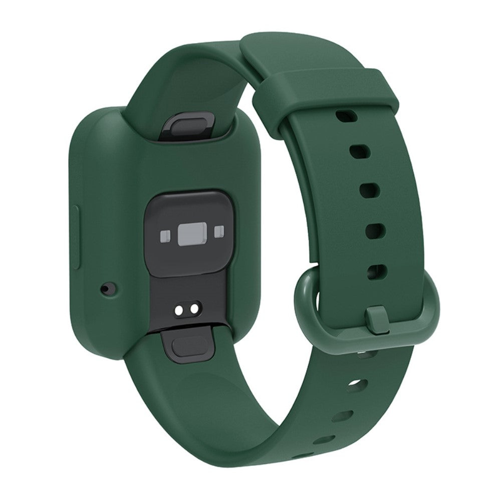 Stilfuld Xiaomi Redmi Watch Silikone Urrem - Grøn#serie_8