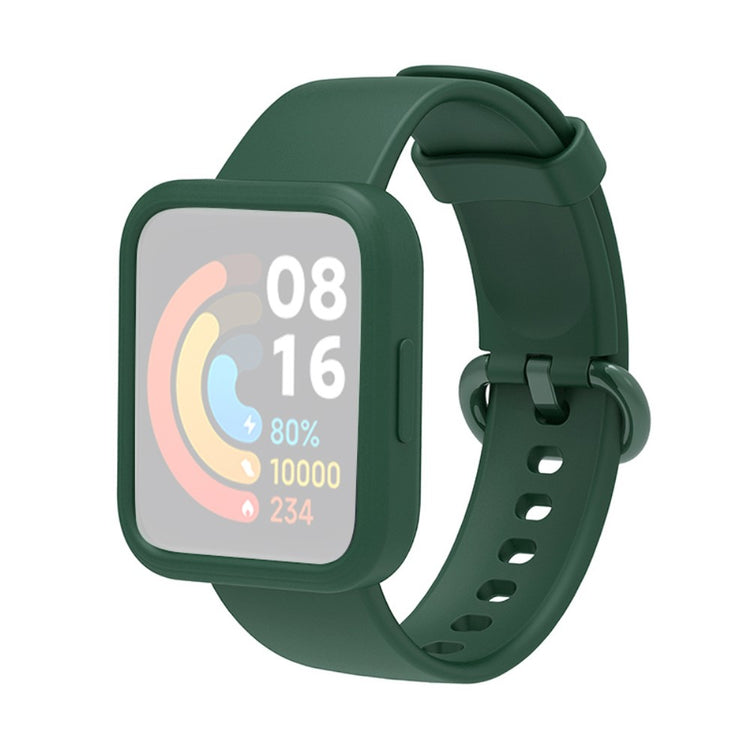 Meget smuk Xiaomi Redmi Watch Silikone Rem - Grøn#serie_8