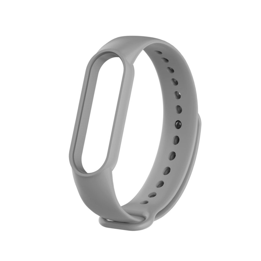 Meget komfortabel Xiaomi Mi Band 5 Silikone Rem - Sølv#serie_3