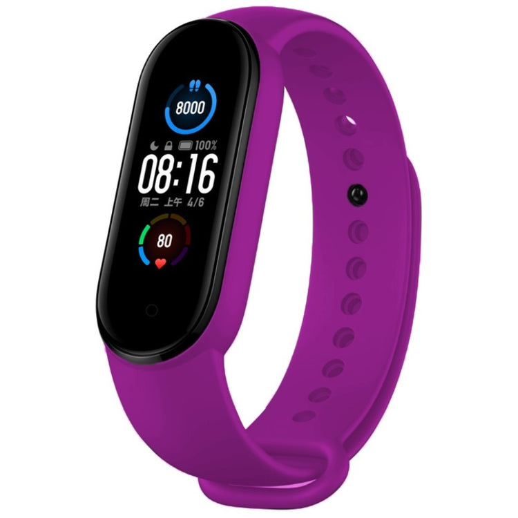 Meget komfortabel Xiaomi Mi Band 5 Silikone Rem - Lilla#serie_7