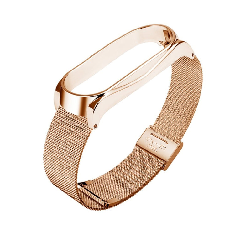Rigtigt fint Xiaomi Mi Band 5 Metal Rem - Guld#serie_2