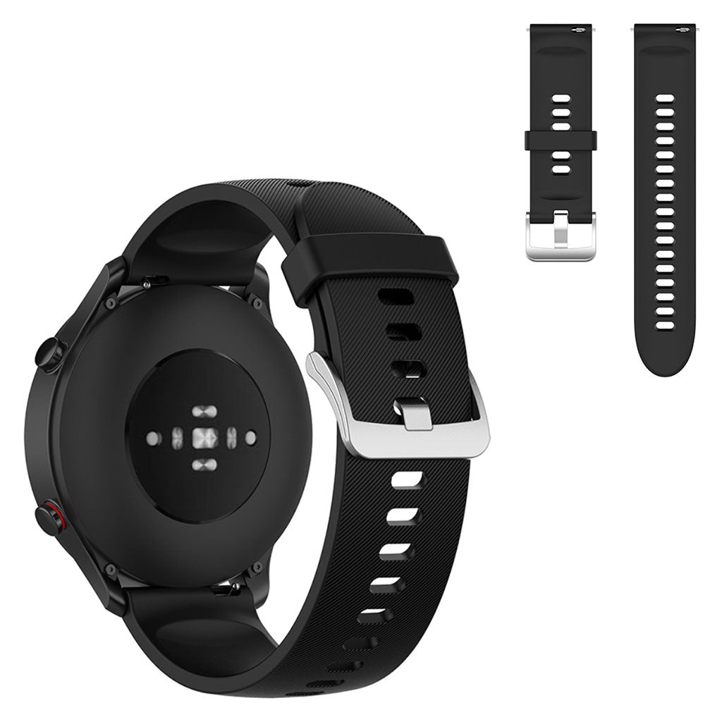 Super kønt Xiaomi Mi Watch Color Sports Silikone Rem - Sort#serie_1