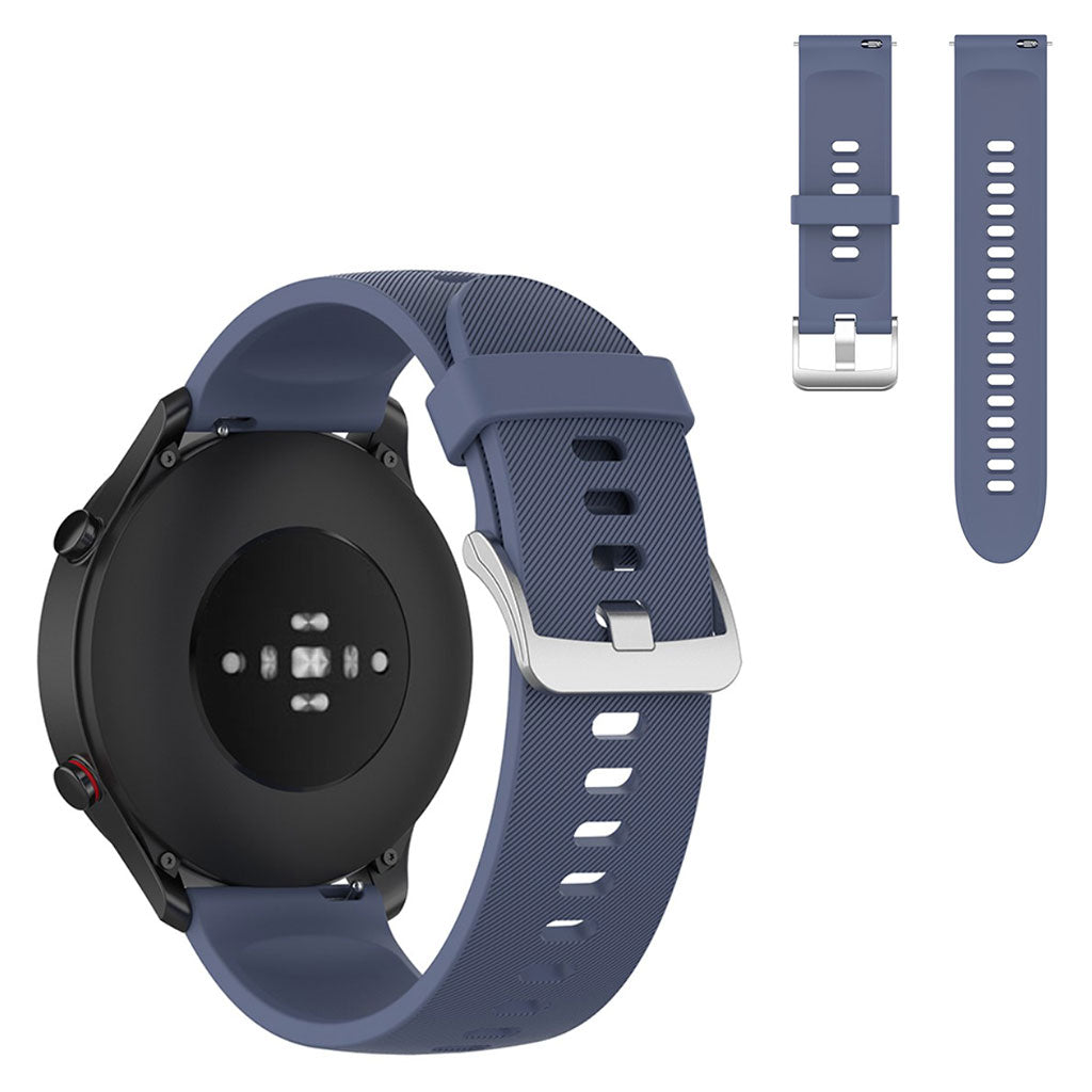 Super kønt Xiaomi Mi Watch Color Sports Silikone Rem - Blå#serie_11