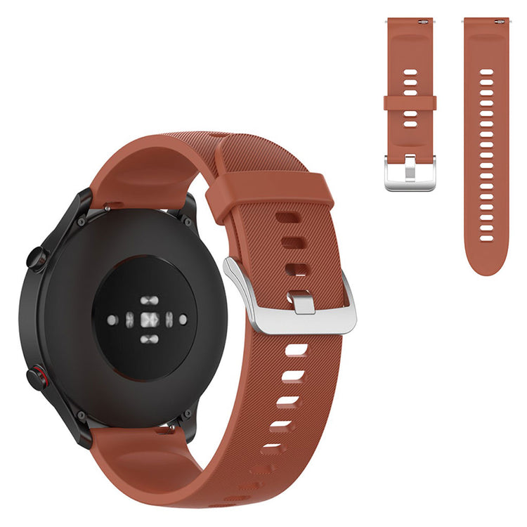 Super kønt Xiaomi Mi Watch Color Sports Silikone Rem - Brun#serie_3