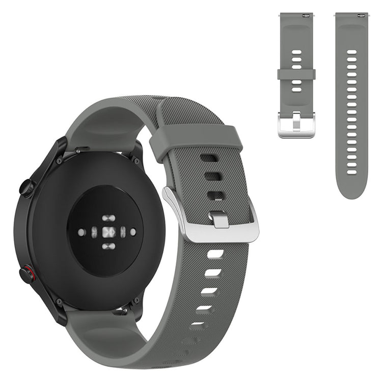 Super kønt Xiaomi Mi Watch Color Sports Silikone Rem - Sølv#serie_6