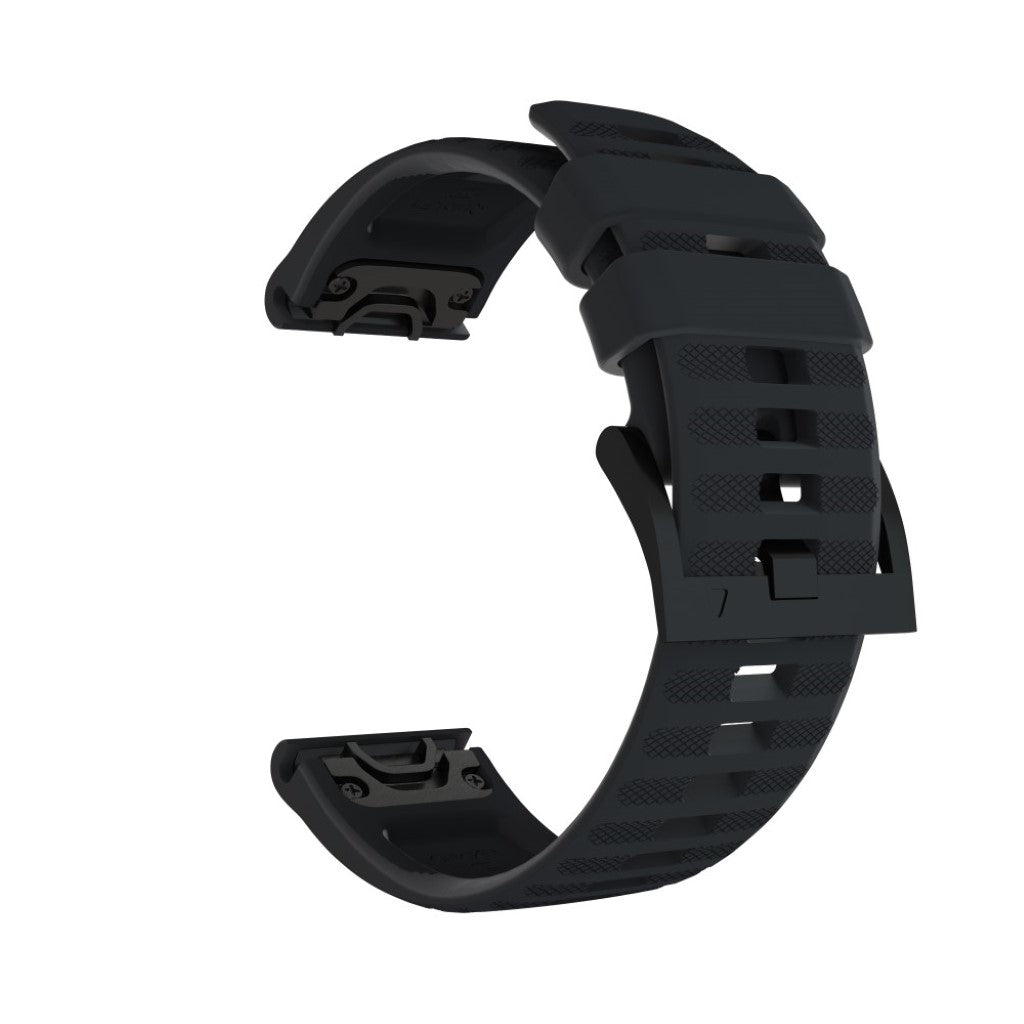 Stilren Universal Garmin Silikone Rem - Sort#serie_1