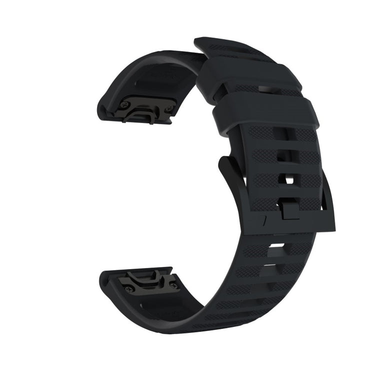 Stilren Universal Garmin Silikone Rem - Sort#serie_1