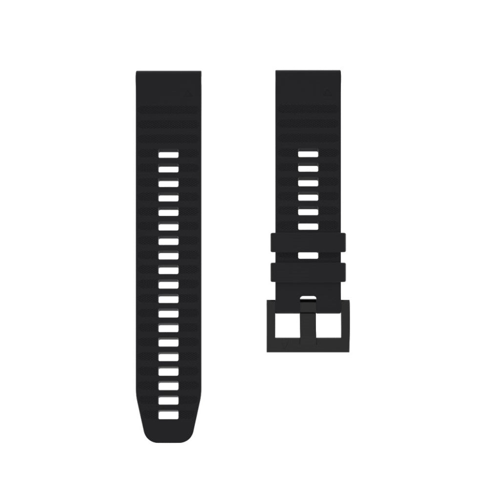 Stilren Universal Garmin Silikone Rem - Sort#serie_1