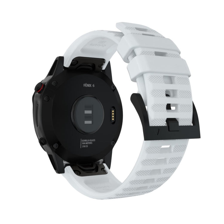 Stilren Universal Garmin Silikone Rem - Hvid#serie_2