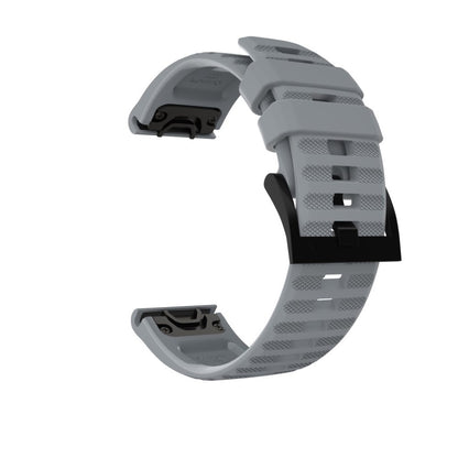 Stilren Universal Garmin Silikone Rem - Sølv#serie_3