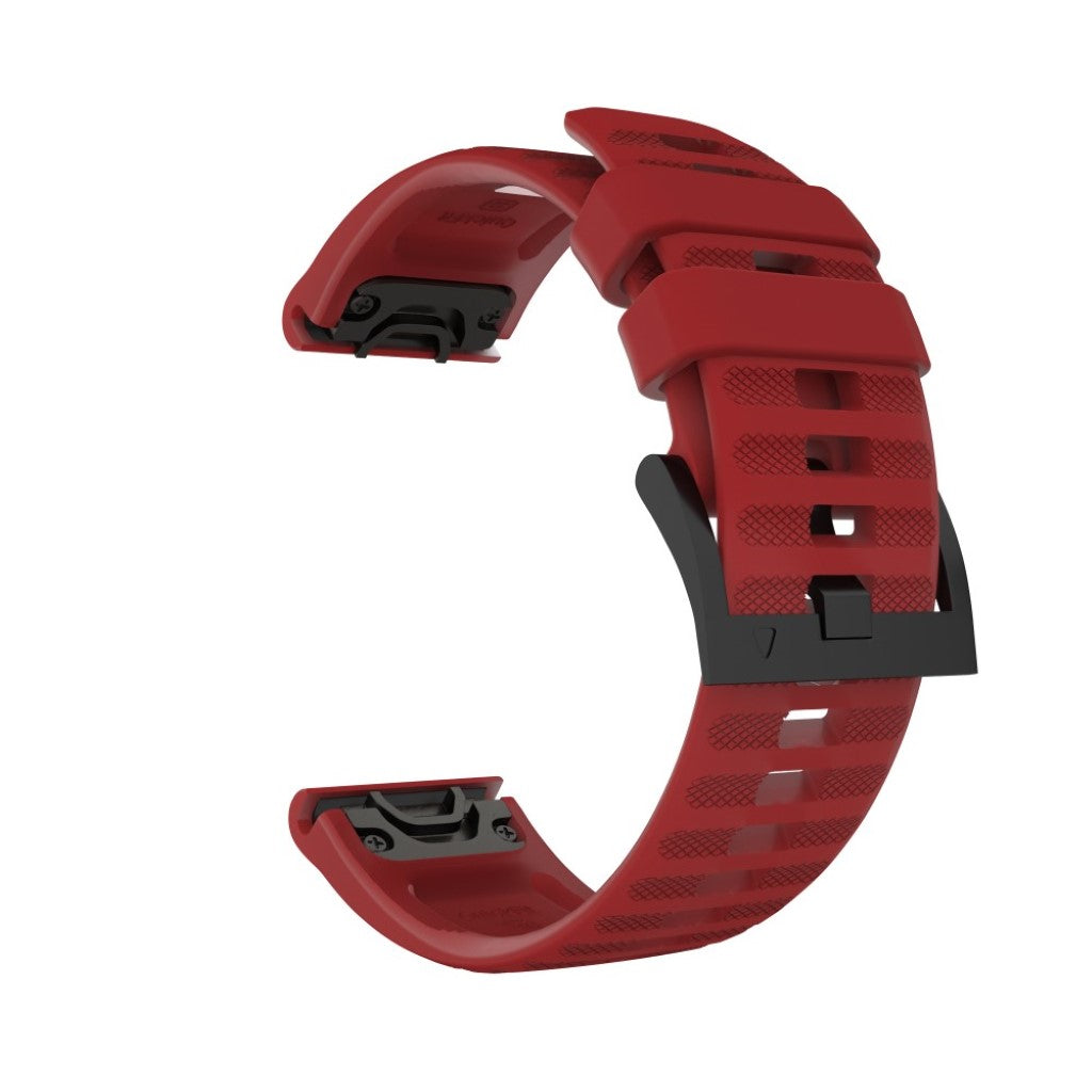 Stilren Universal Garmin Silikone Rem - Rød#serie_4