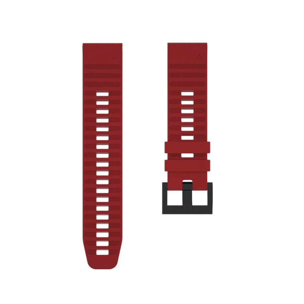 Stilren Universal Garmin Silikone Rem - Rød#serie_4