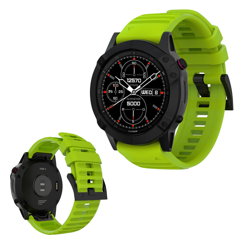 Stilren Universal Garmin Silikone Rem - Grøn#serie_6