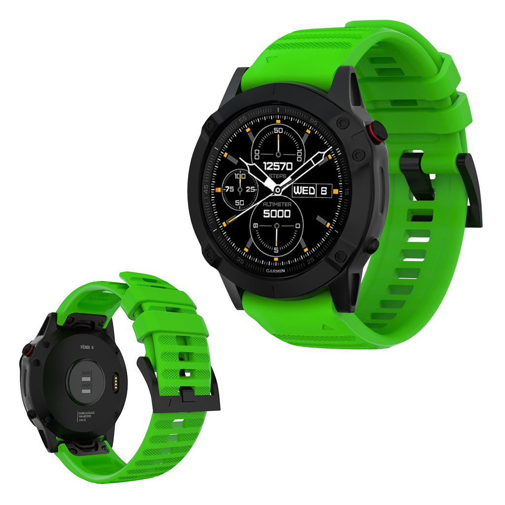 Stilren Universal Garmin Silikone Rem - Grøn#serie_7