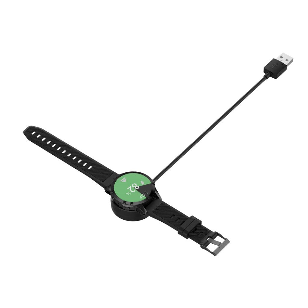 1m Plastik Universal USB Ladestation - Sort#serie_8