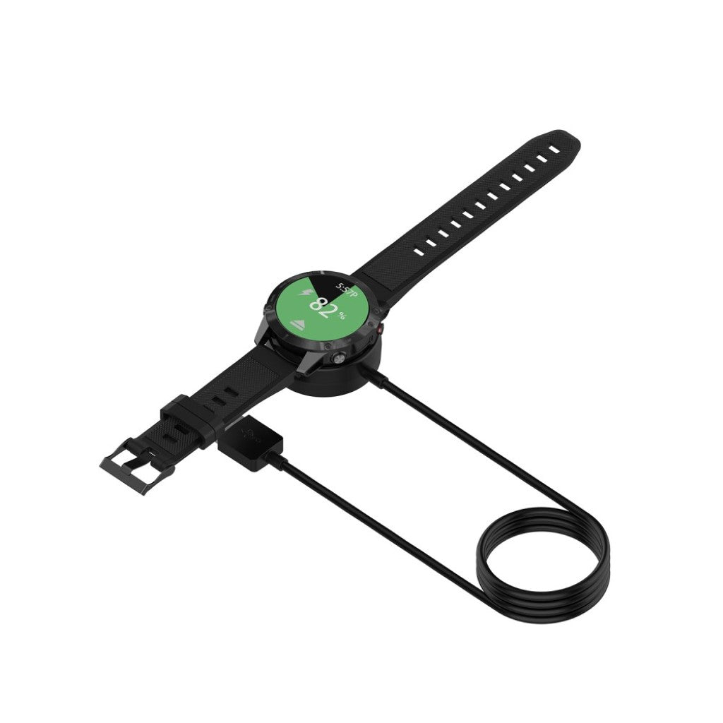 1m Plastik Universal USB Ladestation - Sort#serie_8