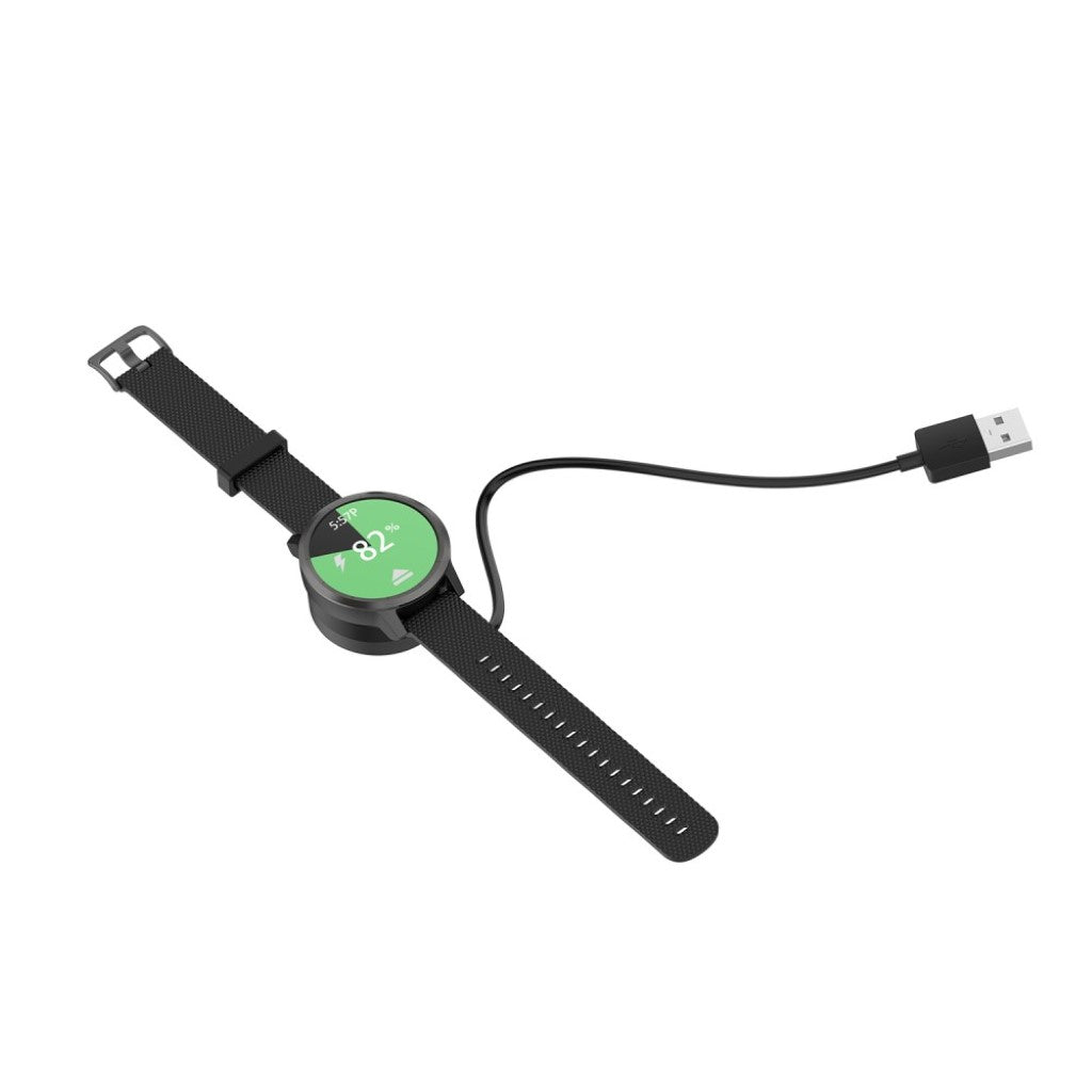 1m Plastik Universal USB Ladestation - Sort#serie_8