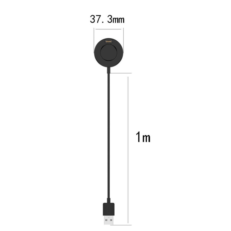 1m Plastik Universal USB Ladestation - Sort#serie_8