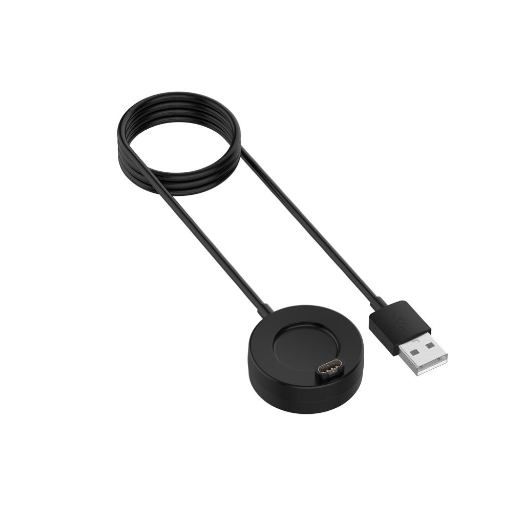 1m Plastik Universal USB Ladestation - Sort#serie_8