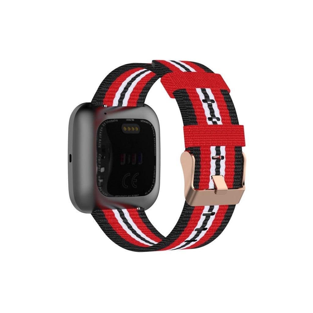 Helt vildt rart Fitbit Versa 2 / Fitbit Blaze Nylon Rem - Flerfarvet#serie_3