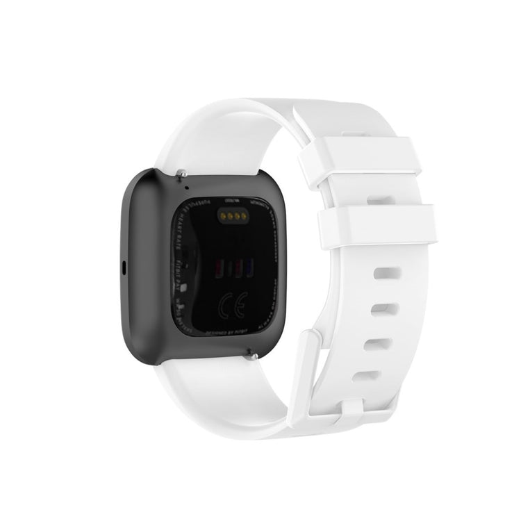 Stilfuld Fitbit Versa 2 / Fitbit Versa Lite Silikone Rem - Størrelse: L - Hvid#serie_2