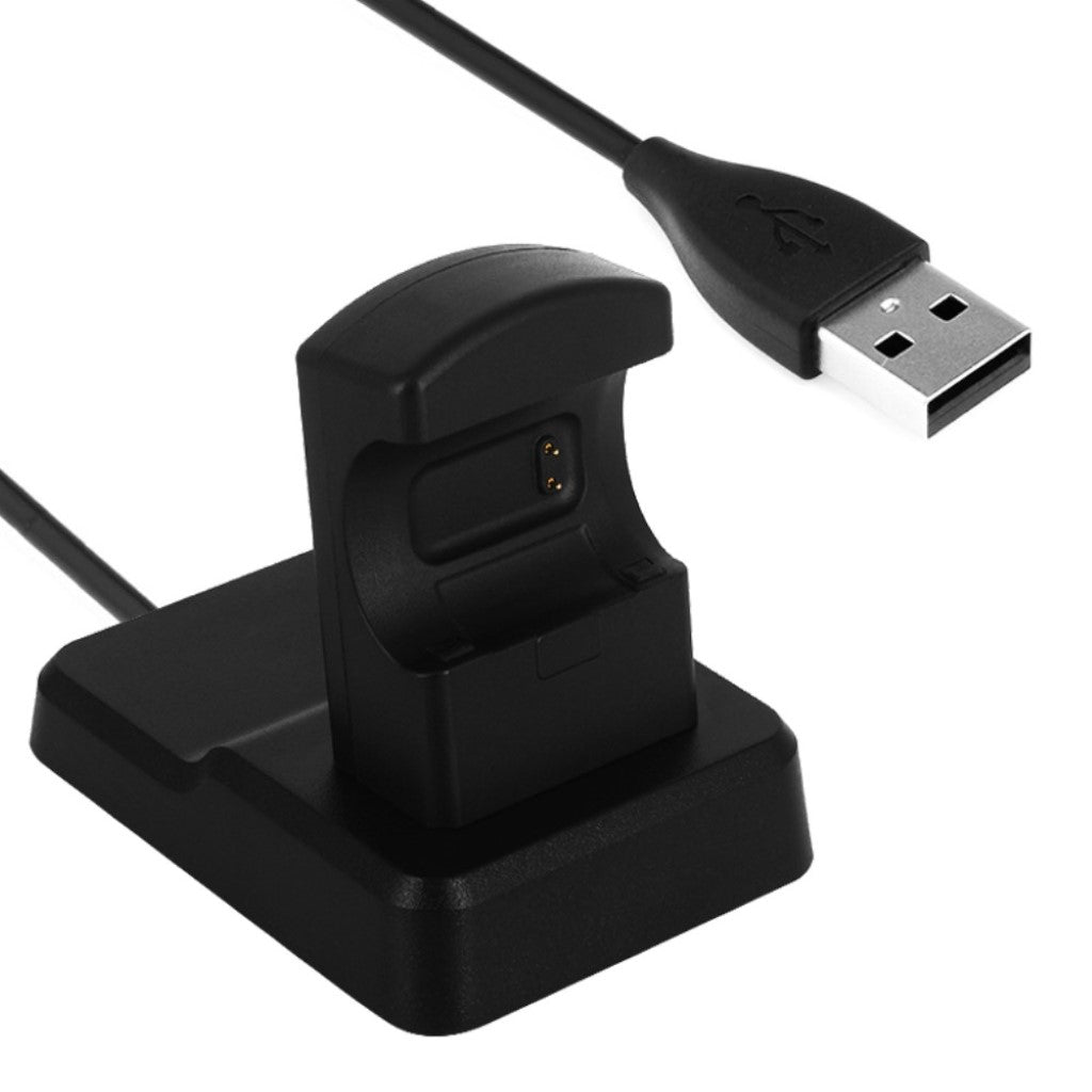 Plastik Fitbit Charge 3 / Fitbit Charge 4 USB Ladestation - Sort#serie_015