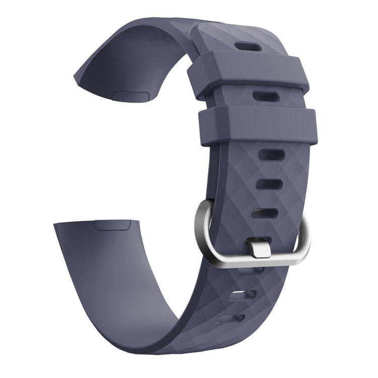 Stilren Fitbit Charge 4 / Fitbit Charge 3 Silikone Rem - Størrelse: S - Blå#serie_9