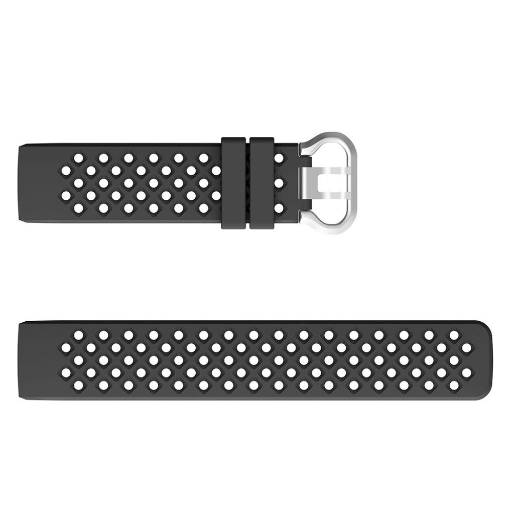 Meget sejt Fitbit Charge 4 / Fitbit Charge 3 Silikone Rem - Sort#serie_1