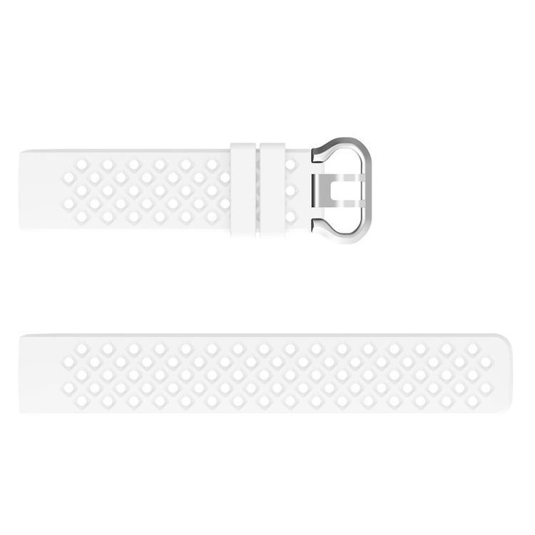Meget sejt Fitbit Charge 4 / Fitbit Charge 3 Silikone Rem - Hvid#serie_2