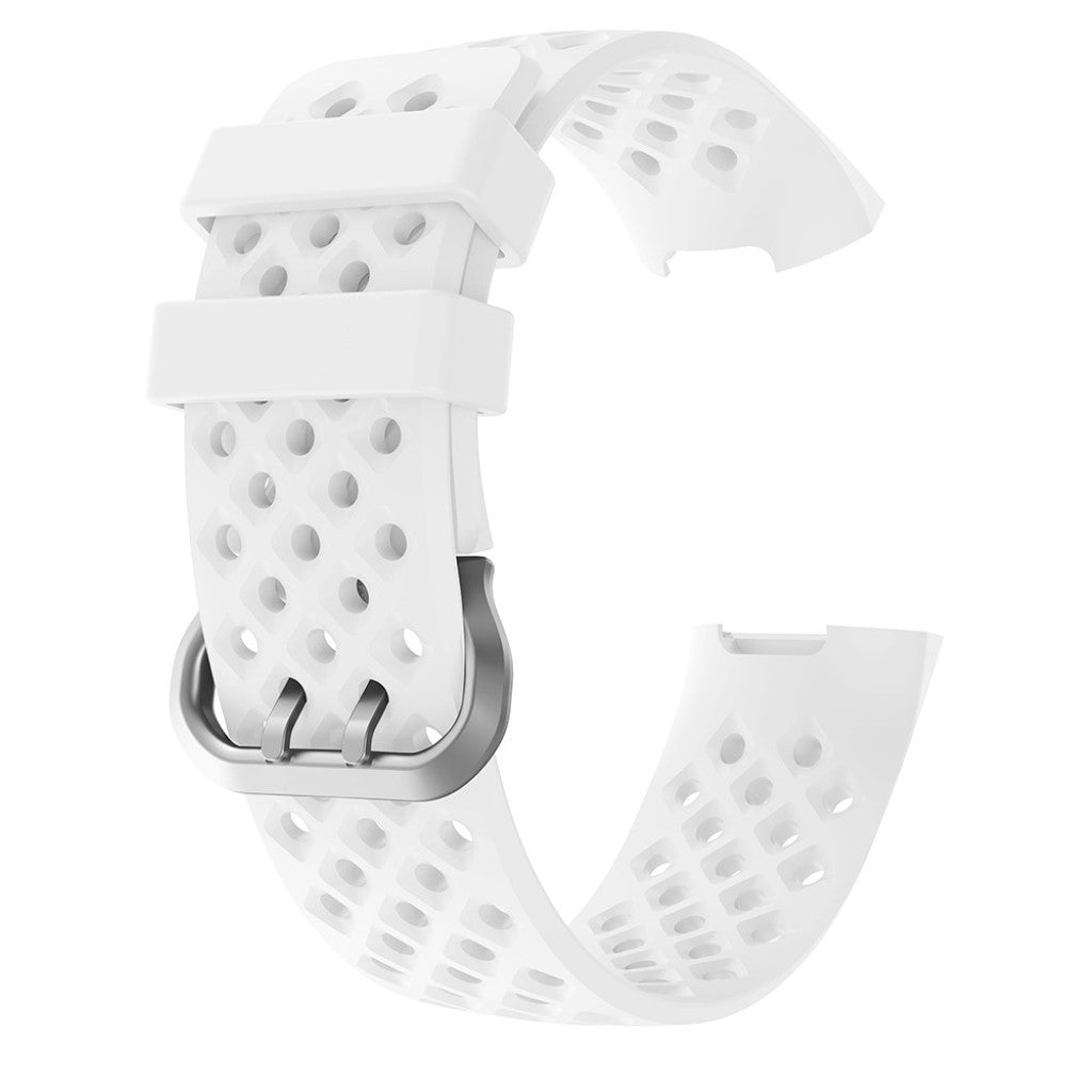 Meget sejt Fitbit Charge 4 / Fitbit Charge 3 Silikone Rem - Hvid#serie_2