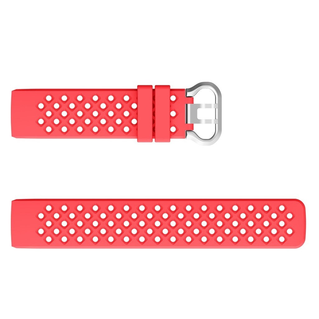 Meget sejt Fitbit Charge 4 / Fitbit Charge 3 Silikone Rem - Rød#serie_3