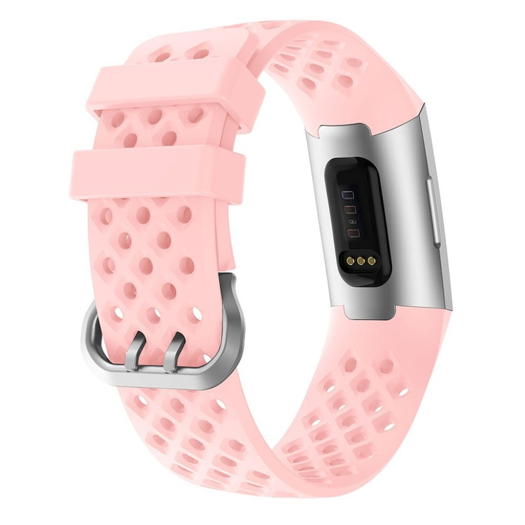 Meget sejt Fitbit Charge 4 / Fitbit Charge 3 Silikone Rem - Pink#serie_4