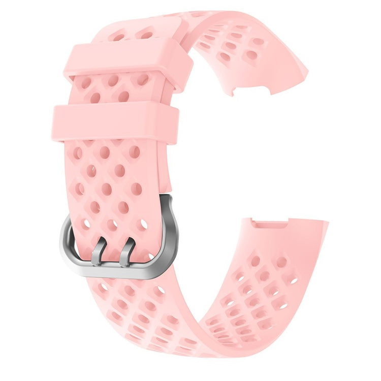 Meget sejt Fitbit Charge 4 / Fitbit Charge 3 Silikone Rem - Pink#serie_4