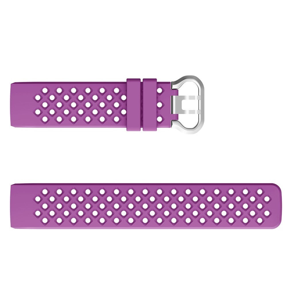 Meget sejt Fitbit Charge 4 / Fitbit Charge 3 Silikone Rem - Lilla#serie_6