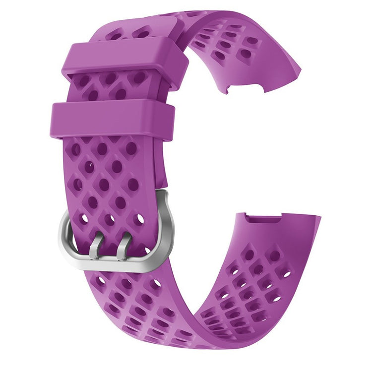 Meget sejt Fitbit Charge 4 / Fitbit Charge 3 Silikone Rem - Lilla#serie_6