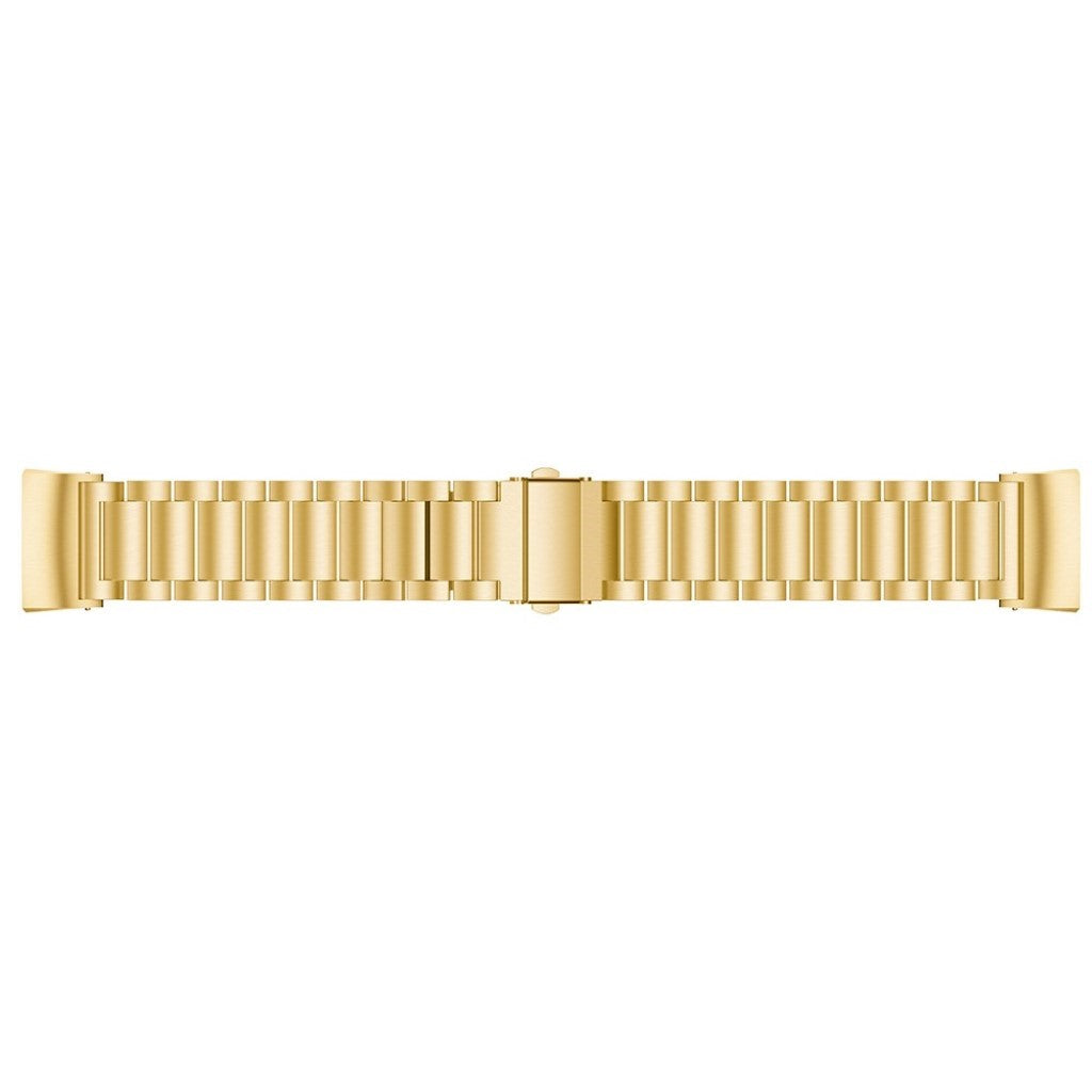 Mega fint Fitbit Charge 4 / Fitbit Charge 3 Metal Rem - Guld#serie_3