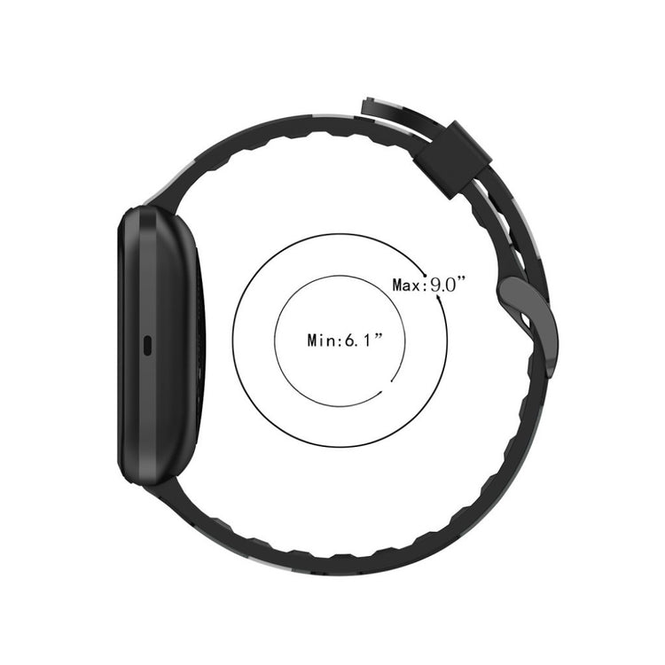 Fantastisk Fitbit Versa 2 / Fitbit Versa Lite Silikone Rem - Sort#serie_1