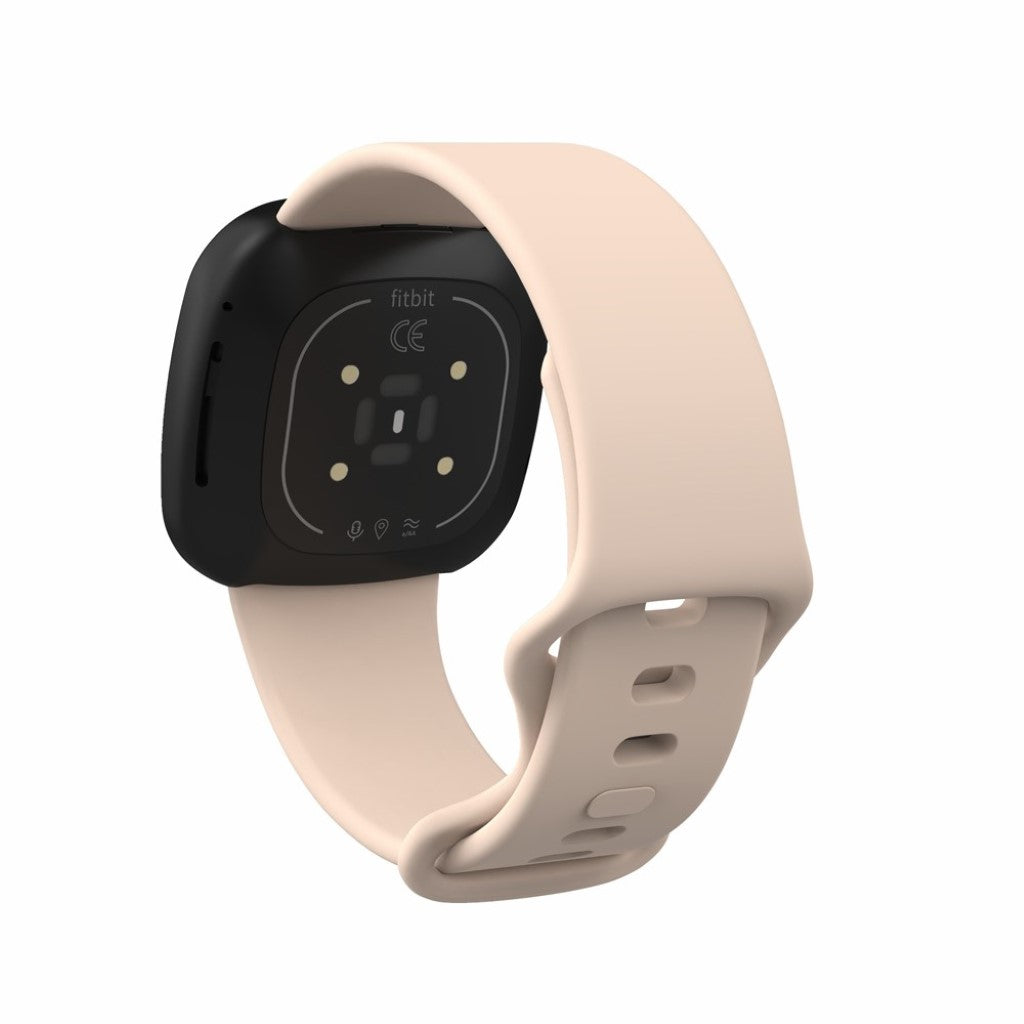Helt vildt kønt Fitbit Versa 3 / Fitbit Sense Silikone Rem - Størrelse: S - Pink#serie_10