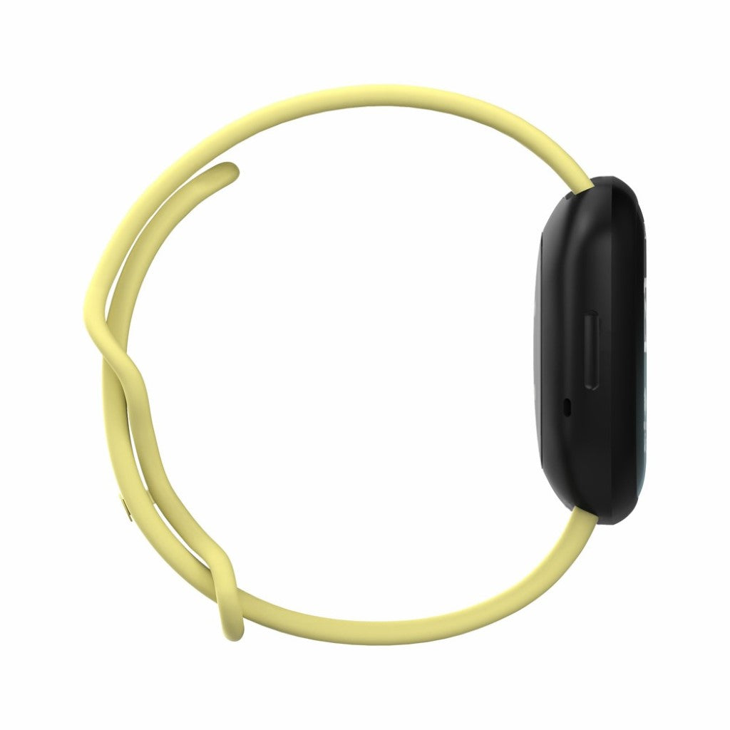 Helt vildt kønt Fitbit Versa 3 / Fitbit Sense Silikone Rem - Størrelse: S - Gul#serie_13