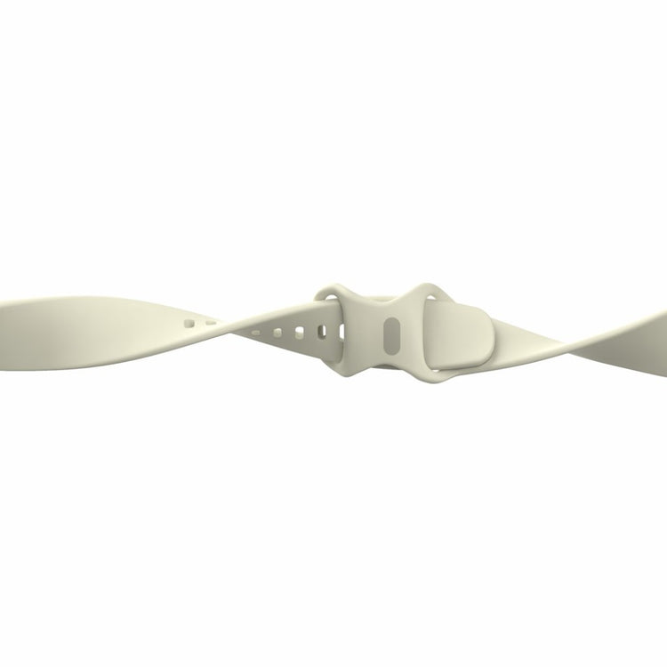 Helt vildt kønt Fitbit Versa 3 / Fitbit Sense Silikone Rem - Størrelse: S - Beige#serie_16