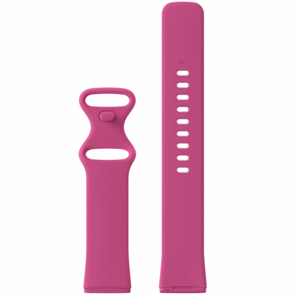 Helt vildt kønt Fitbit Versa 3 / Fitbit Sense Silikone Rem - Størrelse: S - Pink#serie_18