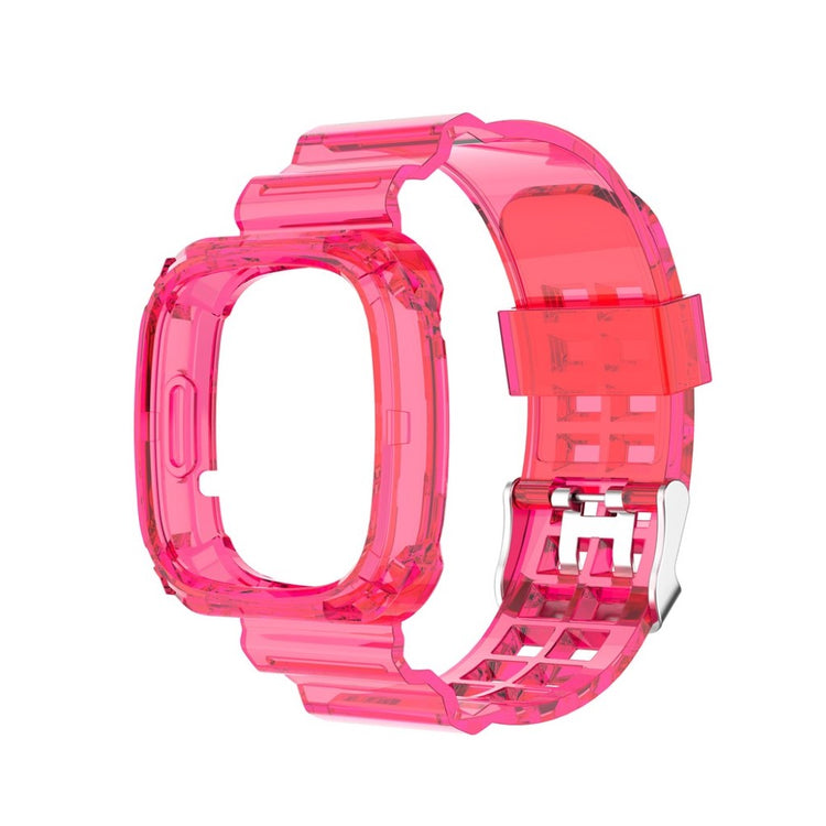 Vildt hårdfør Fitbit Versa 3 / Fitbit Sense Silikone Rem - Pink#serie_3