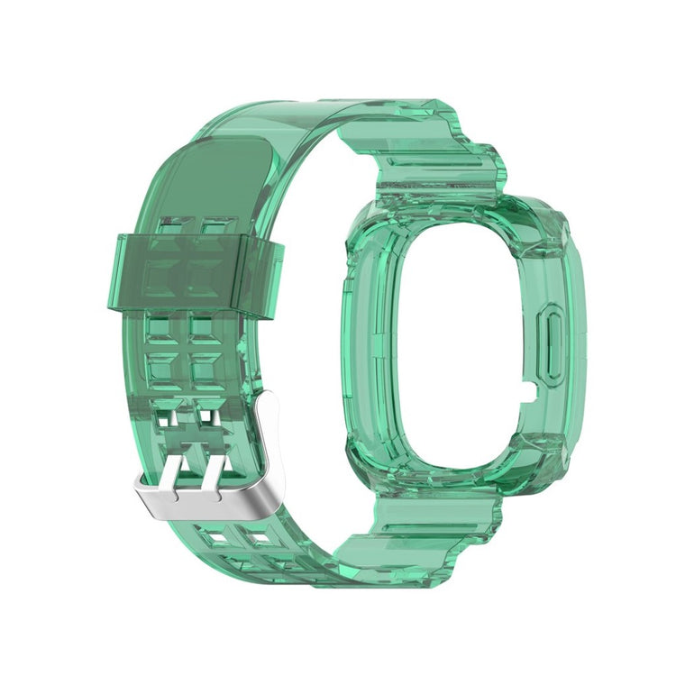 Vildt hårdfør Fitbit Versa 3 / Fitbit Sense Silikone Rem - Grøn#serie_6