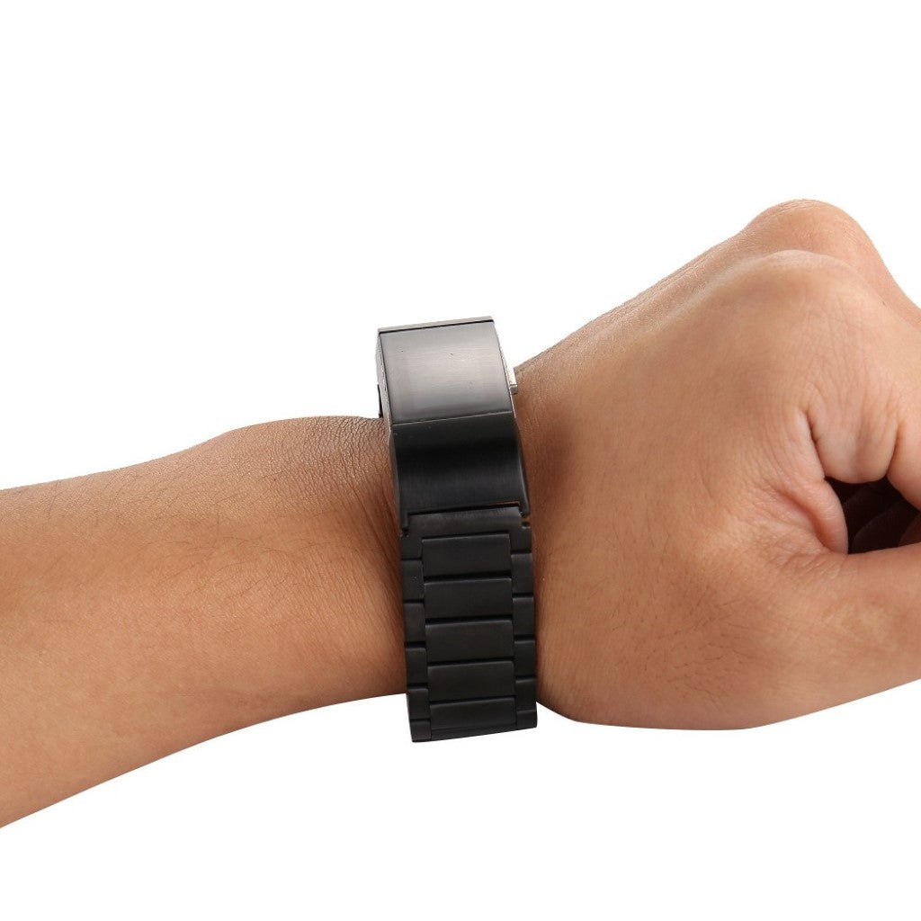 Super fantastisk Fitbit Charge 2 Metal Rem - Sort#serie_1