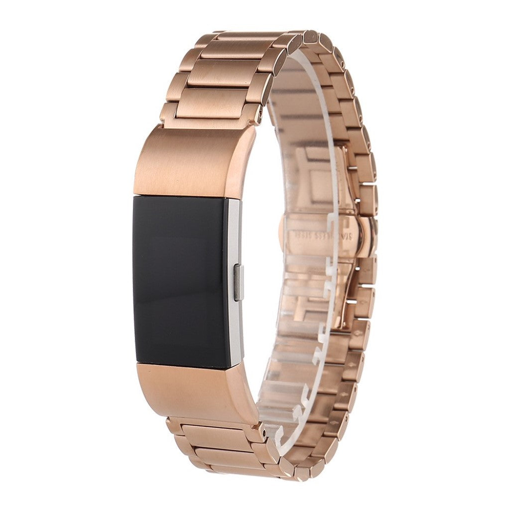 Super fantastisk Fitbit Charge 2 Metal Rem - Pink#serie_3